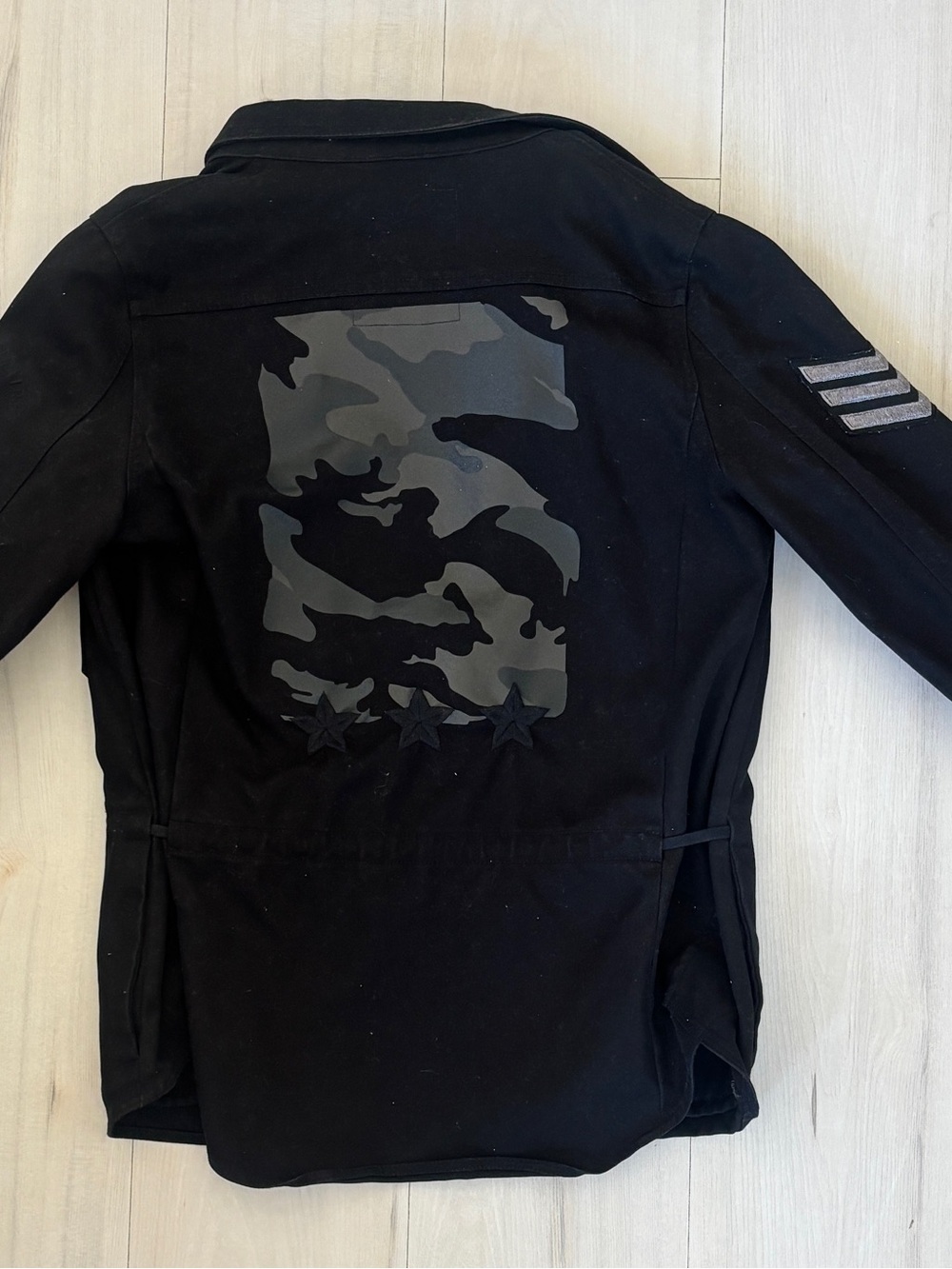NWOT Zadig & Voltaire Tackl Military Star Camo Jacket - Picture 4 of 4